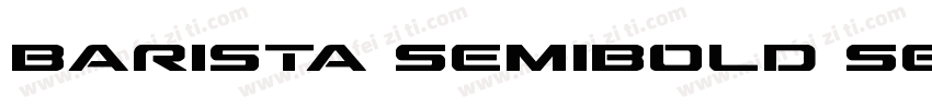 Barista SemiBold SemiBold字体转换